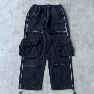 Vintage Y2K prix cargo utility black pants